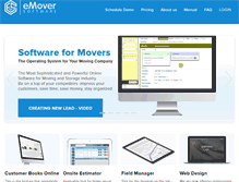 Tablet Screenshot of emoversoftware.com